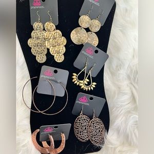 Assorted earring bulk lot 6 pieces